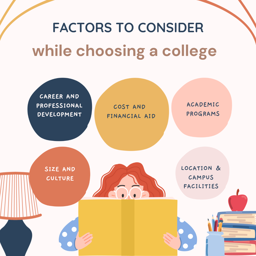 Factors to consider while choosing a college
