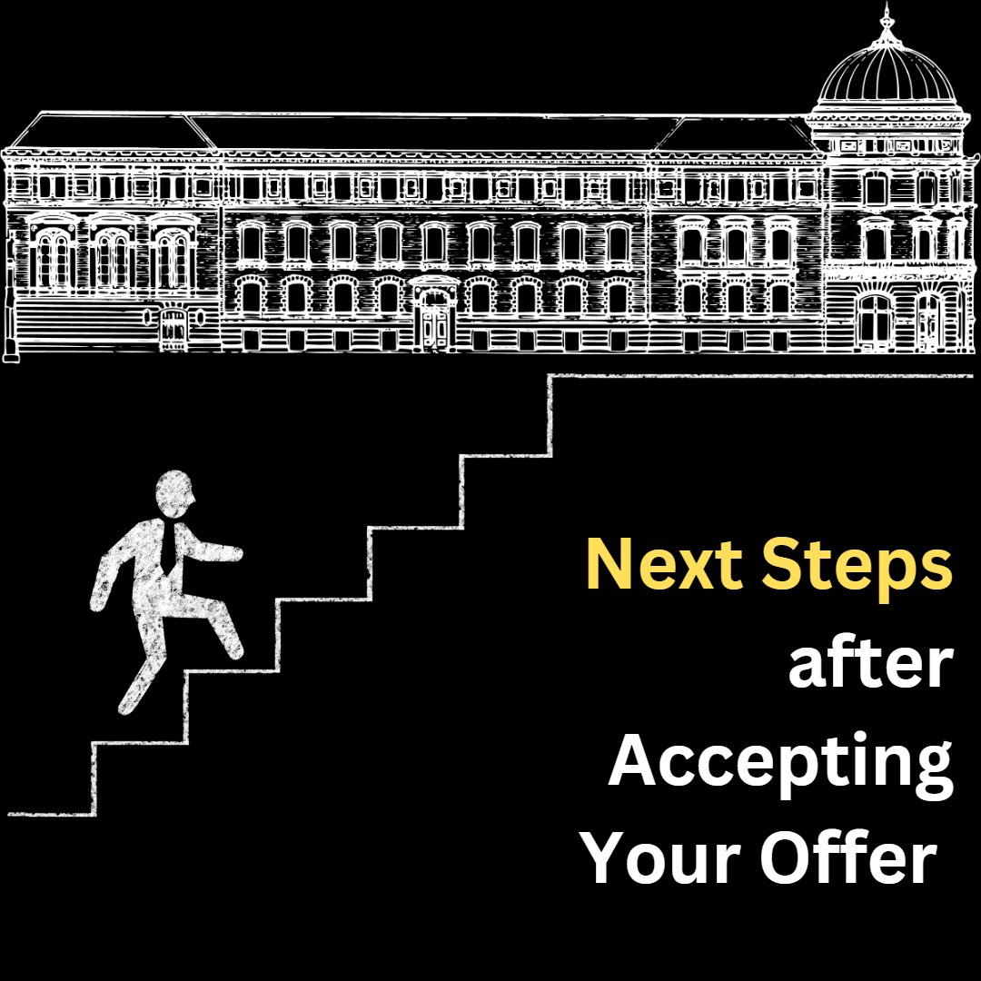 Next Steps after Accepting Your Offer
